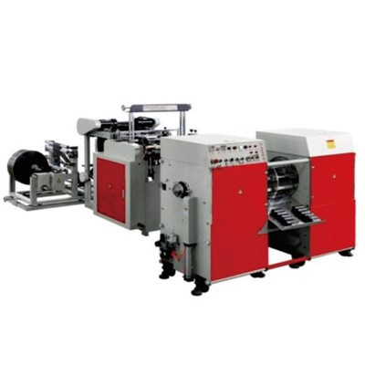 Double Channel Coreless Roll Bag Making Machine